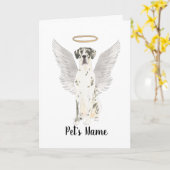 Carte Mémorial de la Grande Dane de l'Arlequin (Fleur jaune)