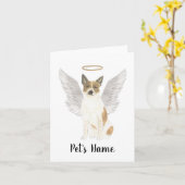 Carte Mémorial de la Sympathie de Heeler, Chien de mer r (Fleur jaune)