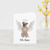 Carte Mémorial de la sympathie de la boîte masquée Fawn (Fleur jaune)