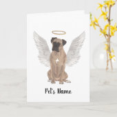 Carte Mémorial de la sympathie de la boîte masquée Fawn (Fleur jaune)