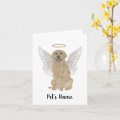 Carte Mémorial de la Sympathie de l'homme d'or (Fleur jaune)