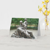 Carte Mémorial des infirmières du Vietnam (Fleur jaune)