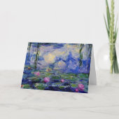 Carte Mémorial Désolé Pour Votre Perte D'Eau Lys Sympath (Devant)