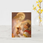 Carte Mémorial d'Offre Catholique (Fleur jaune)