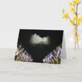 Carte Mémorial du mont Rushmore - éclairage nocturne - (Fleur jaune)