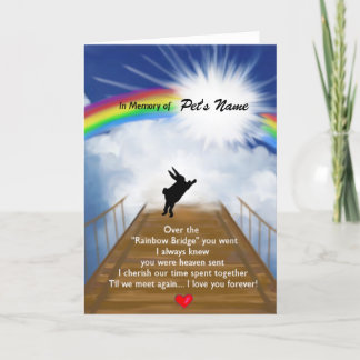 Carte Mémorial du Pont Arc en Ciel pour les lapins