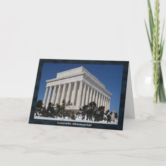 Carte Mémorial Lincoln vous souhaite un merveilleux voya (Devant)