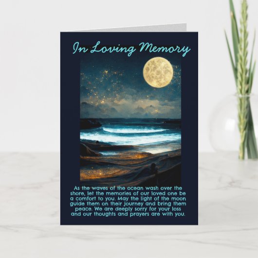 Carte Mémorial Lune de l'Océan (Devant)