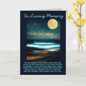 Carte Mémorial Lune de l'Océan (Fleur jaune)