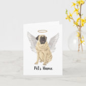 Carte Mémorial Mastiff Sympathy (Fleur jaune)