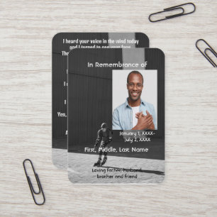 Carte Memorial Pocket Card Athlète Rollerblade Pat