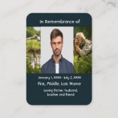 Carte Memorial Pocket Card Oiseaux Observation d'o (Devant)