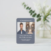 Carte Memorial Pocket Chaussure à neige (Debout devant)