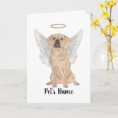 Carte Mémorial Puggle Sympathy (Fleur jaune)