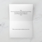 Carte mémorielle de célébration de la vie (Intérieur)