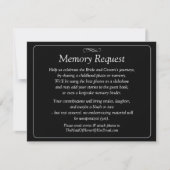 Carte Memory Request Enclosure - Black White Infinity (Devant)