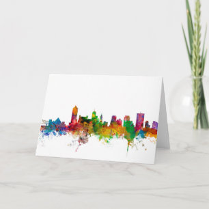 Carte Memphis Tennessee Skyline