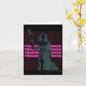Carte Menon Kamala Harris Tee (Fleur jaune)