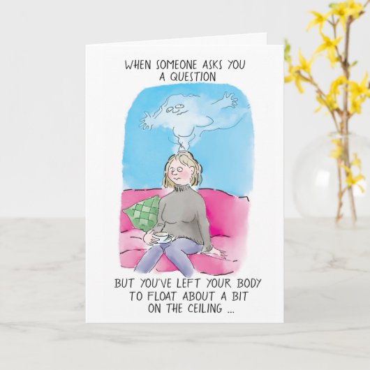 Carte Ménopause (Fleur jaune)