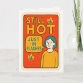 Carte Menopause Humor, Hot women (Devant)