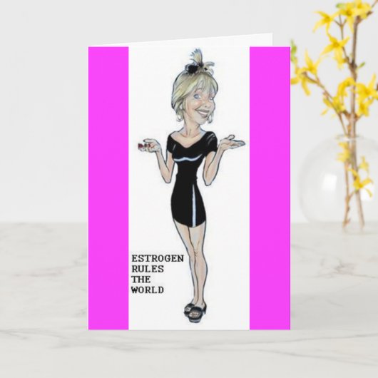 CARTE MENOPAUSE HUMOUR (Fleur jaune)