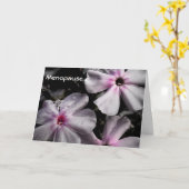 Carte Ménopause. Je refuse d'arrêter de fleurir... (Fleur jaune)