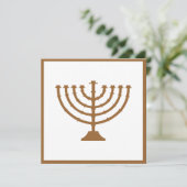 Carte Menorah (Debout devant)