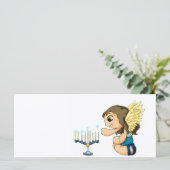 Carte Menorah Angel (Debout devant)