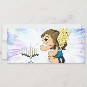 Carte Menorah Angel