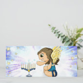 Carte Menorah Angel (Debout devant)