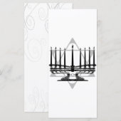 Carte Menorah et Star (Devant / Derrière)