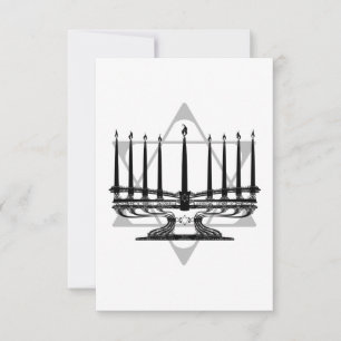 Carte Menorah et Star