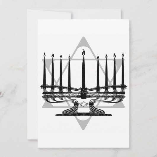 Carte Menorah et Star (Devant)