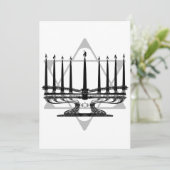 Carte Menorah et Star (Debout devant)