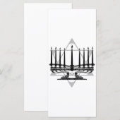 Carte Menorah et Star (Devant / Derrière)