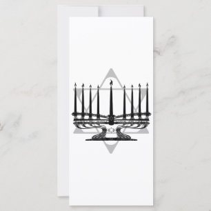 Carte Menorah et Star