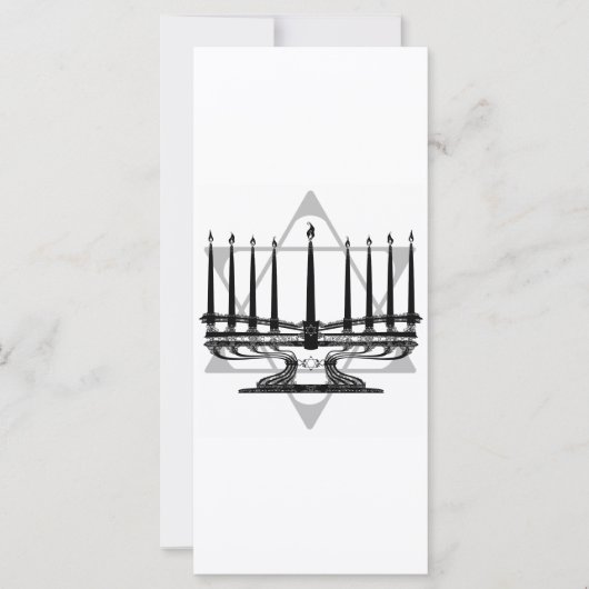 Carte Menorah et Star (Devant)