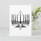 Carte Menorah et Star (Debout devant)