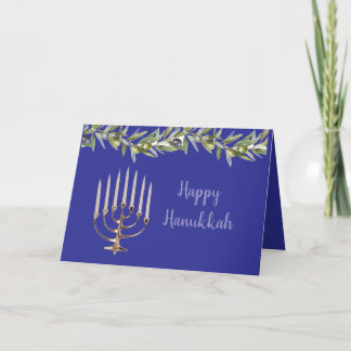 carte menorah Hanoukka