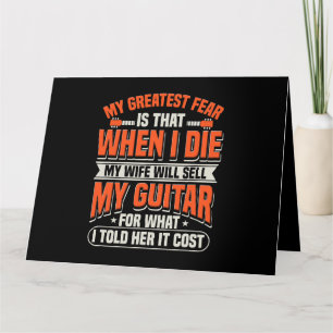 Carte Mens Acoustique Guitare Conception Pour Les Lecteu