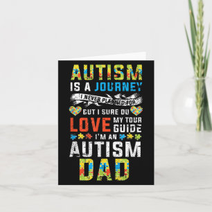 Carte Mens Autisme Papa Voyage Citation Sensibilisation