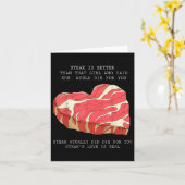 Carte Mens Bbq Heart Graphisme Funny Citation Simple Mèm (Fleur jaune)