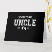 Carte Mens Bientôt Être Oncle 2021 Grossesse Bébé Annonc (Fleur jaune)