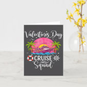 Carte Mens Cute Valentines Day Cruise Squad 20026 Design (Fleur jaune)