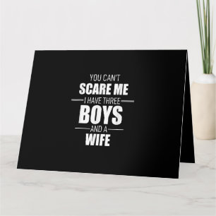 Carte Mens Fête des pères Papa Tu ne peux pas me faire p