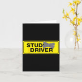 Carte Mens Funny New Driver (Fleur jaune)