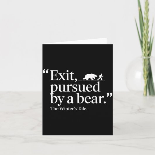 Carte Mens Funny Quote Modern Minimalist (Devant)