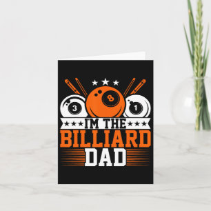 Carte Mens Im The Billiard Papa - Funny Pool Papa Snooke