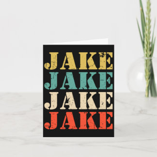 Carte Mens Jake Retro Names Vintage Style Personalized