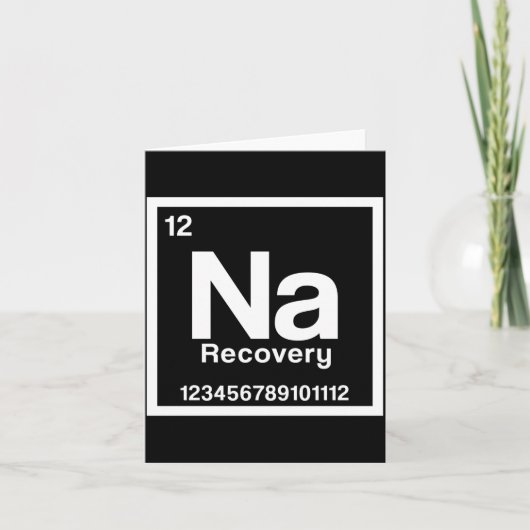 Carte Mens na element narcotics anonymous recovery sober (Devant)